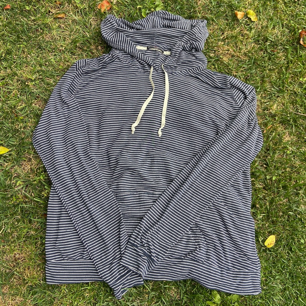 Brandy Melville striped lightweight hoodie